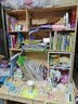 久念实木书桌书柜书架一体可升降中小学生专用学习桌写字桌家用电脑桌 原木色【书桌+12#升降椅】 100*60*190CM 实拍图
