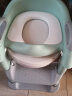 Joying Baby儿童坐便器辅助器马桶梯椅女宝宝小孩男孩厕所马桶架盖婴儿座垫圈 阶梯式座便器 绿色 硬垫款 实拍图