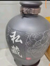 景德镇陶瓷酒坛子5/10/20/50斤装密封酒罐家用存泡酒专用空酒瓶缸 20斤雕刻荷花私藏无孔+酒提 底座 实拍图