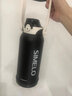 SIMELO施美乐吨杯吨桶男大容量运动水杯女直饮吸管保温吨水壶 太空黑直饮+吸管(保温款) 2000ml 实拍图