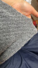 三彩2024春季新款清冷花灰色短袖针织衫V领毛衫套头短款修身女 花灰色 165/88A/L 晒单实拍图