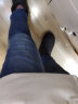 佐马仕 蓝灰高腰牛仔裤女秋冬季新款加绒加厚韩版修身弹力显瘦紧身九分 蓝灰 加绒 27 实拍图