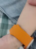 达梭适用苹果手表表带apple watch10/S9液态硅胶iwatchSE/7/8运动表带男女潮流创意ultra运动防水表链 经典-爱马橙 40/41/42mm（标准码） 实拍图