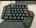 红龙（REDRAGON） K585单手机械键盘 有线无线双模 热插拔RGB板载硬件/软件宏可编辑小键盘左手键盘电竞游戏专用 K585有线版【不支持王座】青轴 实拍图