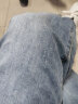 真维斯（Jeanswest）牛仔裤男夏季薄款宽松直筒男裤商务潮流弹力百搭男士休闲长裤子 浅蓝色 30 码(腰围2尺3) 实拍图