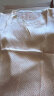 VOA针织镶边圆领短袖撞色几何图案缎面丝绸直筒休闲桑蚕丝T恤 BE105 米底红花(H08) 170/XL 晒单实拍图