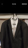 罗蒙高端免烫抗皱西服套装男士商务休闲婚礼正装西服外套上衣服男装 黑色(西服+西裤+大礼包) 2XL 实拍图