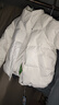 雪中飞短款羽绒服女新款时尚小个子冬休闲百搭舒适立领加厚保暖外套 白色 S 实拍图