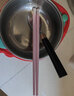 双枪 双枪儿童筷子 家用小孩可爱单双装防滑儿童筷合金筷子 猫爪筷单双-粉 实拍图