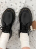 马丁（DR.MARTENS）1461春夏舒适百搭通勤休闲入门款软皮黑色皮鞋单鞋 黑色 34 实拍图