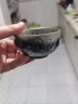 贵人茗 微瑕随缘建阳建盏茶杯茶盏油滴蓝麒麟主人杯单杯盏杯陶瓷茶碗 随缘发2只微瑕建盏 实拍图