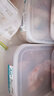 sungsa日本进口冰箱收纳盒冻肉盒食品级葱姜蒜小保鲜盒冷冻密封盒整理盒 1.3L(抗菌款*3个) 实拍图