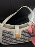 CAEISL & KCIELCK2025新款女包小众原创设计高级感链条布腋下包女单肩法棍包 白色 专柜高档品质 实拍图
