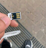 Ecojoy艺享ECOJOY U盘 USB2.0 无铁无磁塑料优盘 超薄迷你 便携 小 车载音箱办公车间隐藏 USB2.0短版有孔黑 16GB 实拍图