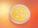 周六福  黄金女款足金999钱币福运金币金豆 计价 万事如意 (背面:心想事成) - 2g 实拍图