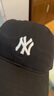 MLB官方男女帽子明星同款软顶棒球帽冬冬运动遮阳鸭舌帽情人节礼物 纽约洋基队/黑色/77 均码 F 实拍图