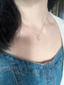 梵克雅宝（Van Cleef & Arpels）项链女 四叶草18k玫瑰金幸运小红花项链女士 礼盒装 中号 白贝母VCARA45900 15mm 实拍图