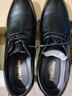 波图蕾斯轻便男士系带商务休闲皮鞋保暖正装棉鞋男 6003 黑色(加绒) 39 实拍图