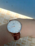 丹尼尔惠灵顿（DanielWellington）DW女表皮革表带28mm欧美简约风时尚石英表生日礼物DW00100231 晒单实拍图