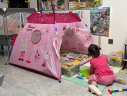 欧培（OPEN-BABY）儿童帐篷游戏屋室内折叠牛津布小孩儿童秘密基地玩具屋粉加垫子 实拍图