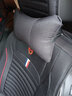 车鞍 汽车座套仿亚麻布艺四季通用汽车坐垫全包卡通公仔可爱萌座垫 A15神秘黑-豪华版-头靠分体 五座通用款式-下单留言车型 实拍图