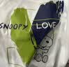 史努比（SNOOPY）【2件装】童装儿童短袖T恤男女童纯棉夏装 白色FUN+粉SWEET 120 实拍图
