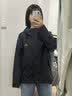 伯希和（Pelliot）[山行]冲锋衣男女三合一抓绒户外经典登山防风可拆卸秋冬保暖外套 【女款】曜石黑|两件套 可拆卸 L 实拍图