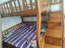 莱客轩（免费安装）上下床美式双层实木高低 上铺160下铺180梯柜款 晒单实拍图