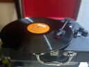 名伶 M008老式留声机复古黑胶唱片机音响客厅欧式家用电唱机无线蓝牙 黛黑色/礼盒装 实拍图