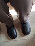 敏蔻头层牛皮新款马丁靴女复古英伦风单靴女休闲系带百搭短靴女 黑色单里 40 实拍图