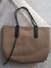 CLEVER & KETCH单肩包通勤托特包大容量包包女包手提包女士帆布包学生生日礼物 卡其色 实拍图