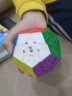 奇艺3阶镜面金字塔魔方三阶异形斜转枫叶SQ1风火轮学生儿童益智玩具 启恒S2五魔方彩色+教程和底座 实拍图