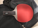 尤迪曼乒乓球拍双面反胶单拍 升级版红黑碳王蓝海绵-直拍 实拍图