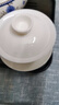 苏氏陶瓷（SUSHI CERAMICS）羊脂玉瓷丰谷三才盖碗礼盒套组 170ML 实拍图