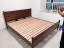 致典北美黑胡桃实木床北欧全实木双人床家用卧室小户型1.8米婚床 5代：1.8米床【床边可调节】 实拍图
