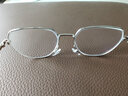 依视路（ESSILOR） 新款商务男镜架时尚镜框女配依视路镜片近视定制眼镜网上配镜 金属-全框-3216GD-浅金色 镜框+依视路膜岩高清1.60现片 实拍图