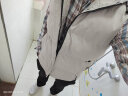 JEEP SPIRIT马甲男秋冬新款保暖棉马夹外套休闲坎肩连帽韩版修身大码背心男 灰白色 3XL /140-150斤 实拍图