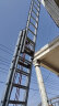 百安步（BAIANBU） 百安步三联消防工程梯子加厚铝合金伸缩折叠长升降爬云梯三联单 德标加厚伸直11米收合4.2米 晒单实拍图