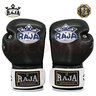 raja-boxing儿童拳击手套 男孩泰拳散打自由搏击格斗训练女孩打沙袋沙包拳套 黑色【京仓发货】 6oz（青少年8-16岁） 实拍图