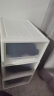 清野の木 衣物收纳箱抽屉收纳盒储物箱 30L透白 3个装 实拍图