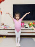 艾舞戈舞蹈服儿童女夏季短袖练功连体衣女童考级专用芭蕾舞演出服 110码 晒单实拍图