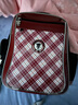 UnMeunme儿童书包 小学生男初中女书包双肩背包一年级书包男女 1-5年级 3214S红格 小挂件+腰扣 实拍图