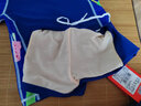 李宁（LI-NING）儿童泳衣男女童分体防晒冲浪服舒适透气海边温泉泳装671深蓝色140 实拍图