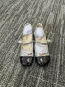 妙丽（Millies）女鞋 复古玛丽珍秋新款时尚舒适珍珠链一字带漆皮单鞋女22452CQ2 银色 36 晒单实拍图