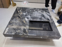 致美丽轩 意式方形大理石茶几客厅简约现代别墅大平层户型高端岩板茶几 黑水晶加厚岩板【1M方茶几】 实拍图
