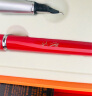 毕加索（pimio）钢笔916A成人商务办公男女生学生用练字硬笔书法美工礼盒套装送礼生日礼物礼品 红色银夹（0.5直尖+1.0美工弯尖）双笔头 晒单实拍图