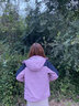 西域骆驼（VANCAMEL）三合一防风冲锋衣款男女夹克加厚保暖可拆卸登山服滑雪服运动外套 KY09S木槿紫/深蓝-女 M 实拍图