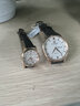 天珺（TANGIN）瑞士手表女赛格鲁系列女士商务时尚男士手表镶钻瑞表1059 T1059GLHWDSA 白盘皮带对表 实拍图