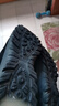 红蜻蜓冬款保暖防滑皮鞋妈妈棉靴加绒短靴中老年棉鞋 WTC42927黑色39 实拍图