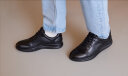 爱步（ECCO）男鞋商务休闲鞋舒适透气休闲鞋男 雅仕207124 黑色39 实拍图